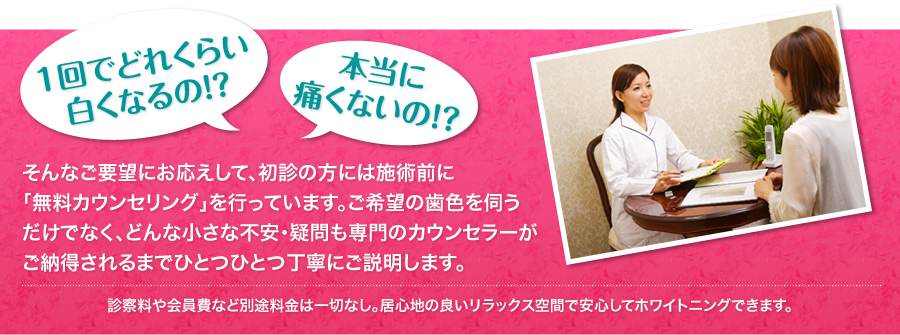 1回でどれくらい白くなるの！？本当に痛くないの！？